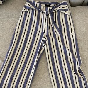 Stripped Cropped Culottes